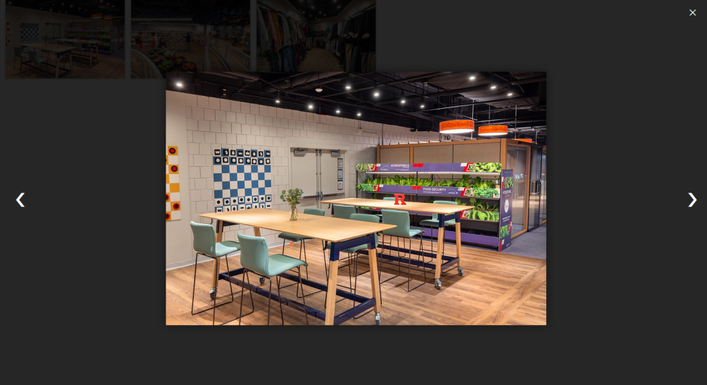 Lightbox image gallery to cycle through images